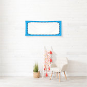 2,5' x 6' Banner DIY Sjabloon TEKST TOEVOEGEN FOTO (Insitu)