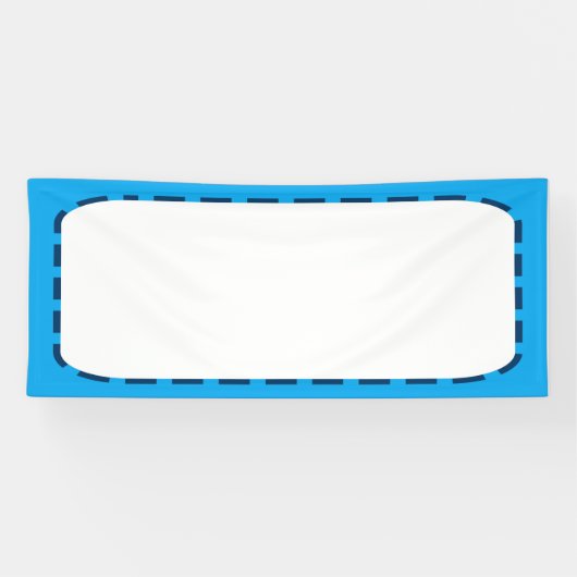 2,5' x 6' Banner DIY Sjabloon TEKST TOEVOEGEN FOTO (Horizontaal)