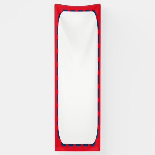 2,5' x 8' Banner DIY Sjabloon TEKST TOEVOEGEN FOTO (Verticaal)