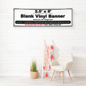 2.5 'x 8' Ontwerp je eigen banner (Insitu)