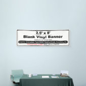 2.5 'x 8' Ontwerp je eigen banner (Beurs)