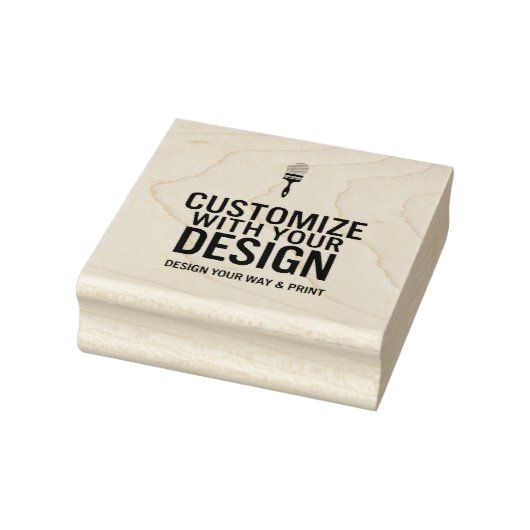  2,5x2,5-inch leeg promotieproduct rubberstempel (Stempel)