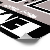 2.5X3IN foto medewerker van de maand display Poster (Hoek)