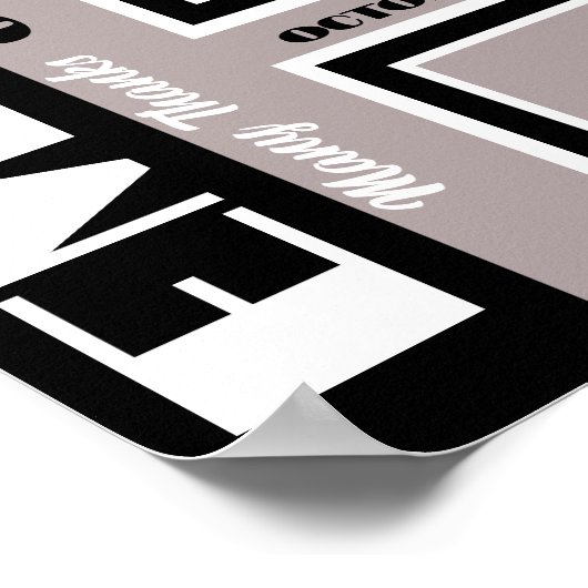 2.5X3IN foto medewerker van de maand display Poster (Hoek)