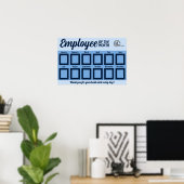 2.5X3IN foto medewerker van de maand display Poster (Thuiskantoor)