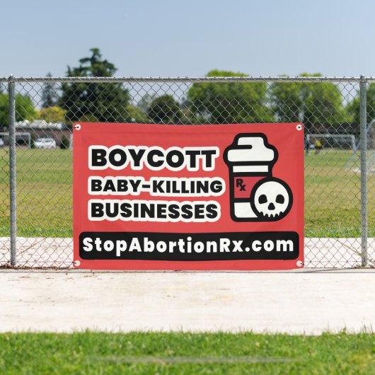 2,5x4' BANNED state banner StopAbortionRx (Insitu)