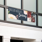 2.5'x6' Business Aankondiging Baby Pink Cosmos op Spandoek (Buitenkant Gebouw)