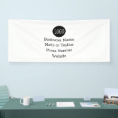 2.5'X6' Business Show Banner Custom Logo (Beurs)