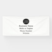 2.5'X6' Business Show Banner Custom Logo (Horizontaal)