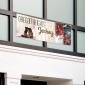 2.5'x6' Zakelijke aankondiging Laarzen Land Rustie Spandoek (Buitenkant Gebouw)