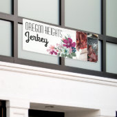 2.5'x6' Zakelijke aankondiging Tropische bloemen o Spandoek (Buitenkant Gebouw)