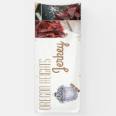 2.5'x6' Zakelijke aankondiging Zomer Land Weddi Spandoek (Verticaal)