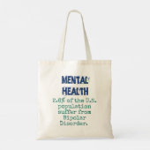2,6% van de bevolking van de VS - geestelijke gezo Tote Bag (Achterkant)