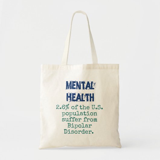 2,6% van de bevolking van de VS - geestelijke gezo Tote Bag (Voorkant)