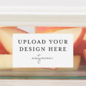 2.6"x 1.5"Rechthoek Waterdichte Vinyl Sticker (Aangebracht)