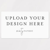 2.6"x 1.5"Rechthoek Waterdichte Vinyl Sticker (Design 1)