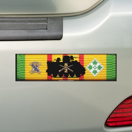2/8e Inf Track & Insignia VSM Bumpersticker (Op auto)