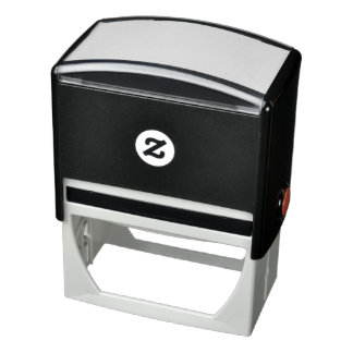 2,9-inch x 1,4-inch Trodat Self-Inking Stamp Zelfinktende Stempel