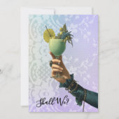 *~* 2 A101 Cocktail FOTO  Weelderig  AFGEZWAaide B Kaart (Voorkant)