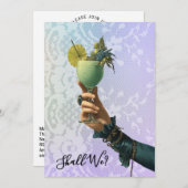 *~* 2 A101 Cocktail FOTO Weelderig AFGEZWAaide B Kaart (Voorkant / Achterkant)