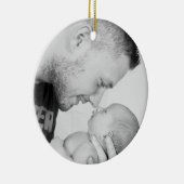 2 Aangepast dubbelzijdig foto Keramisch Ornament (Rechts)