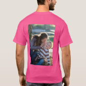 2 Aangepast dubbelzijdig foto T-shirt (Achterkant)