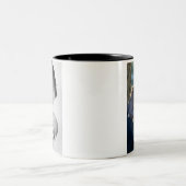 2 Aangepast dubbelzijdig foto Tweekleurige Koffiemok (Center)