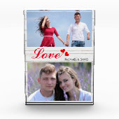 2 Aangepaste fotoliefhebberijen genaamd Fotoblokke Fotoblokken (Voorkant)