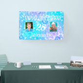 2 aangepaste foto's Waterrimpels van poolverjaarda Spandoek (Beurs)