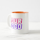 2 Aangepaste Mok van de Logo van de Toon Gepersona (Voorkant links)