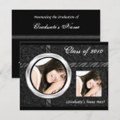 2 Aankondiging van elk jaar Photo Black Afstuderen (Voorkant / Achterkant)