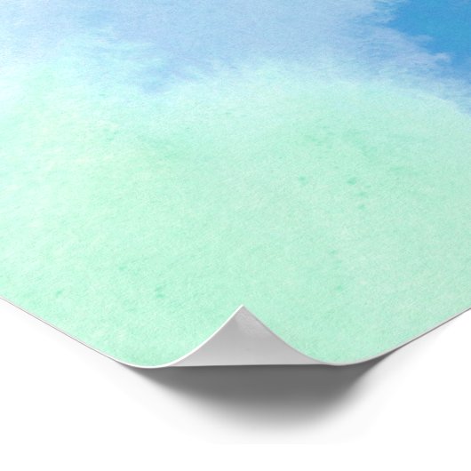 2 Acrylhoudend Waterverf Poster (Hoek)