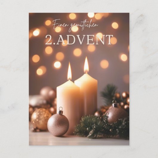 2. Advent Feestdagenkaart (Voorkant)