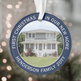 2 Afbeeldingen Eerste Kerstdagen Nieuwe thuismarin Ornament