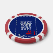 2 Afbeeldingen om gemakkelijk uw eigen te maken in Poker Chips (Enkel)