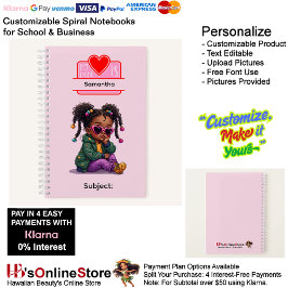 2 African American Girl Writing Supplies Students Notitieboek