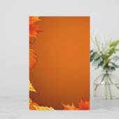 2.ai Oranje herfst Briefpapier (Staand voorkant)