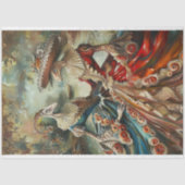 2 Alligators Renaissance Era Decoupage Tissuepapier (Voorkant)