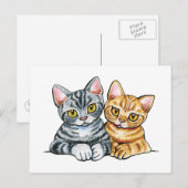 2 Amerikaanse horstoelen Briefkaart (Voorkant / Achterkant)