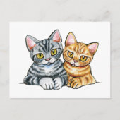 2 Amerikaanse horstoelen Briefkaart (Voorkant)