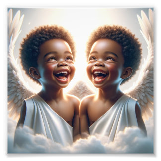 2 Angel Kidz Premium Satijn Fotopapier Foto Afdruk