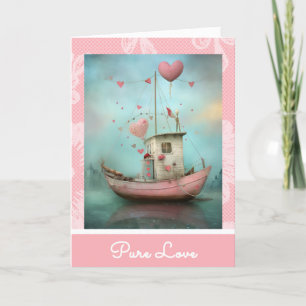 *~* 2 AP51 Love Boat Hearts Romantische Valentijn Feestdagen Kaart