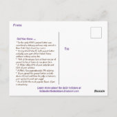 2 april is Nationale Pindakaas en Jelly Dag Briefkaart (Achterkant)