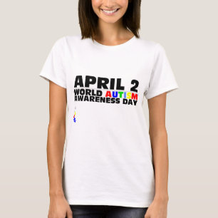 2 april, Wereld Autisme Bewustzijn Dag T-shirt
