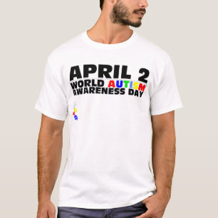 2 april, Wereld Autisme Bewustzijn Dag T-shirt