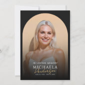 2 Arch Foto's Viering van het Leven / Begrafenis / Kaart (Achterkant)