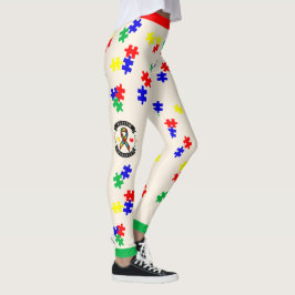 # 2 Autisme Bewustzijn - Leggings
