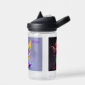 2 Baby Dragon Naam kind toevoegen Cute Waterfles (Links)