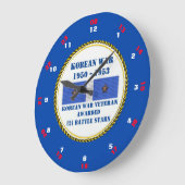 2 BATTLE STARS KOREAN WAR VETERAN GROTE KLOK (Hoek)