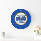 2 BATTLE STARS KOREAN WAR VETERAN GROTE KLOK (Huis)